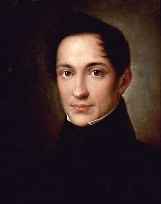 А.И. Герцен. Портрет работы А. Збруева (?). 1830-е гг.